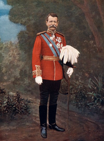 Generaal Sir Charles Warren, Britse soldaat, 1902 door Elliott and Fry