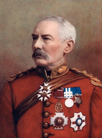 Luitenant-generaal Sir Charles William Wilson, Britse soldaat, 1902 door Elliott and Fry