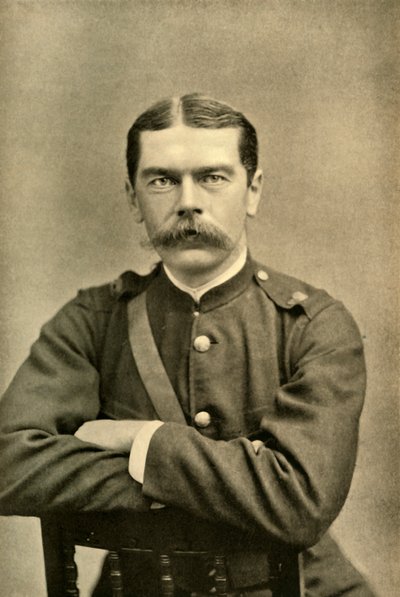 Lord Kitchener van Khartoum, ca. 1885, 1901 door Elliott and Fry