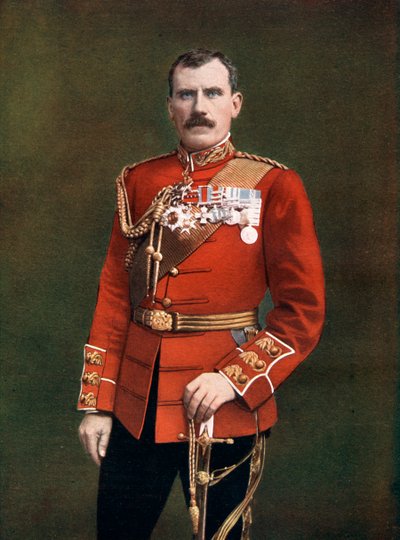 Generaal-majoor Hector Archibald MacDonald, Britse soldaat door Elliott and Fry
