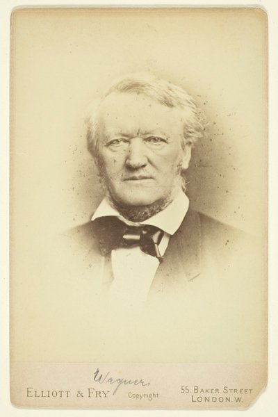 Portret van Wagner door Elliott and Fry