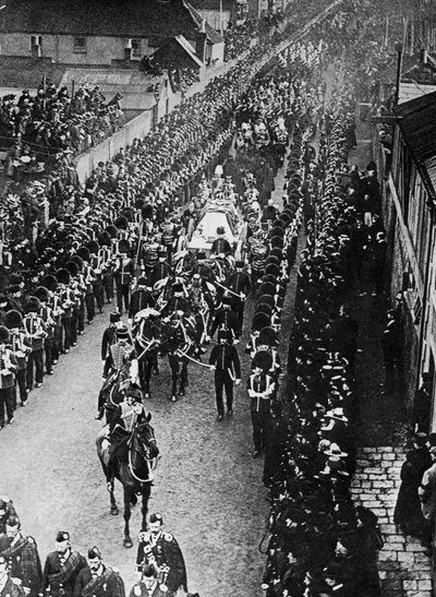 Het overlijden van Koningin Victoria door Elliott and Fry