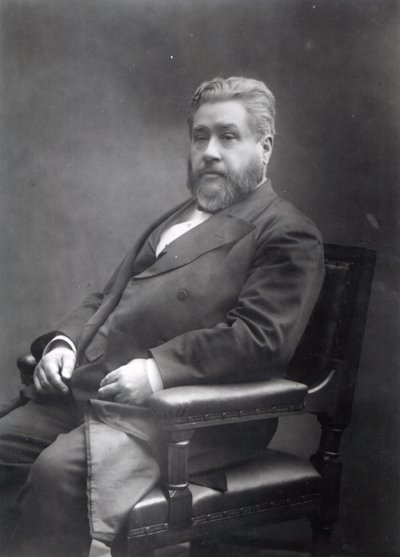 Dominee Charles Haddon Spurgeon door Elliott und Fry Studio