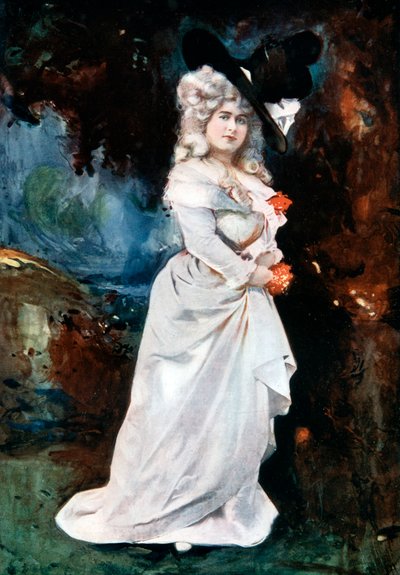 Connie Ediss in The Silver Slipper, ca. 1902 door Ellis and Walery