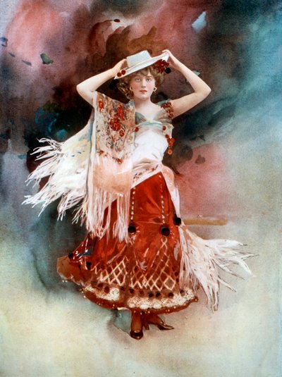 Evie Greene in Kitty Grey, ca. 1902 door Ellis and Walery