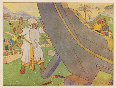 De Ark van Noach: De ark bouwen door Elmer Boyd Smith