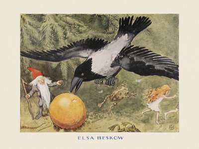 Het zonne-ei Kråkan door Elsa Beskow