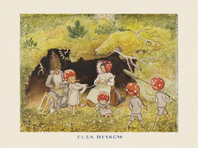 De kinderen van Tomotebo De familie door Elsa Beskow