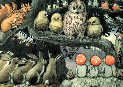 De kinderen van de kerstman - De bosdieren door Elsa Beskow