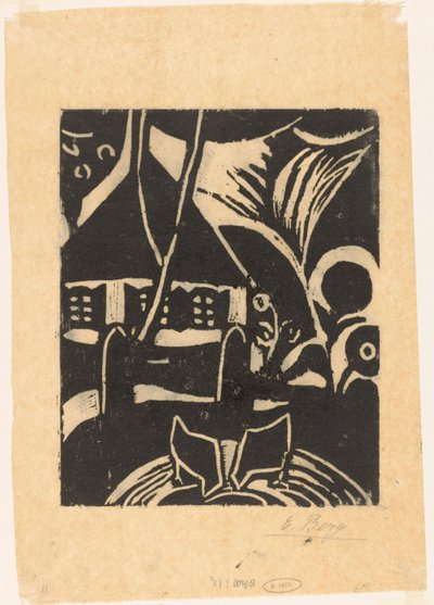 Boerderij door Else Berg (signed by artist)