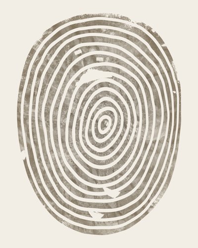 Abstract patroon van boomringen door Ema Paraschiv