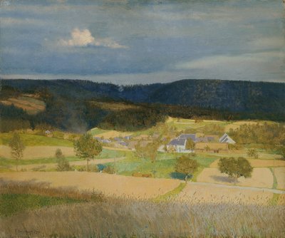 Dorp in de zon door Emanuel Baschny