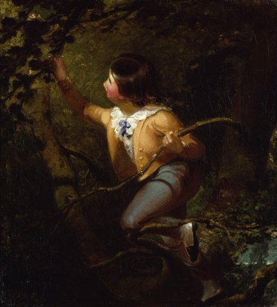 Vogelnestelen door Emanuel Gottlieb Leutze