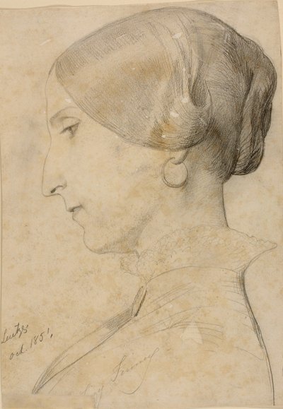 Elizabeth Dunn Finney door Emanuel Gottlieb Leutze