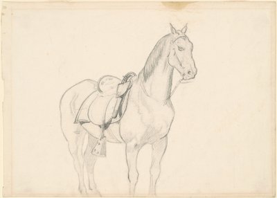 Paard door Emanuel Gottlieb Leutze