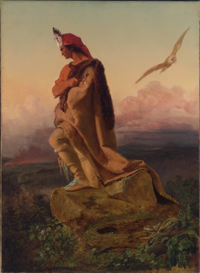 De laatste der Mohikanen door Emanuel Gottlieb Leutze