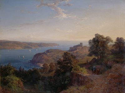 De monding van de Bosporus (Yoros Kalesi) door Emanuel Stöckler