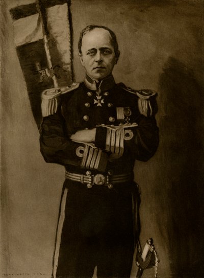 Kapitein Robert F. Scott, R.N., C.V.O., ca. 1900-1910, 1913 door Emery Walker