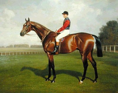 Diamond Jubilee, winnaar van de Derby van 1900, 1900 door Emil Adam