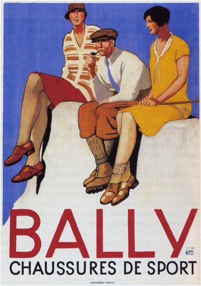 Bally sportschoenen, 1928 door Emil Cardinaux