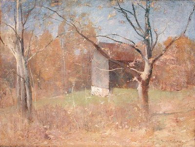Achter het Atelier van de Kunstenaar door Emil Carlsen