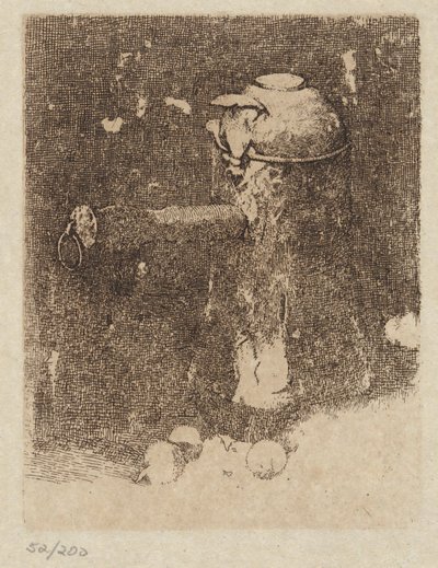 Stilleven met Koper en Uien door Emil Carlsen