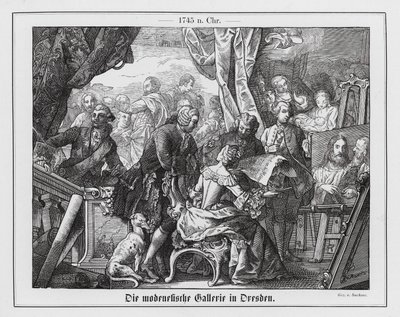 De modieuze galerie van Dresden door Emil Eugen Sachsse