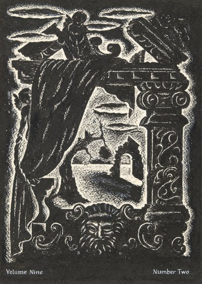 Zonder titel (Ontwerp voor tijdschriftomslag: Siermotief) door Emil Ganso