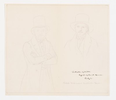 Portretten van Købke door Emil Hannover