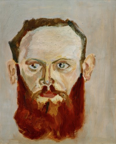 Portret van een man met baard door Emil Hertzka