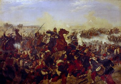 De slag bij Mars de la Tour op 16 augustus 1870, 1878 door Emil Huenten