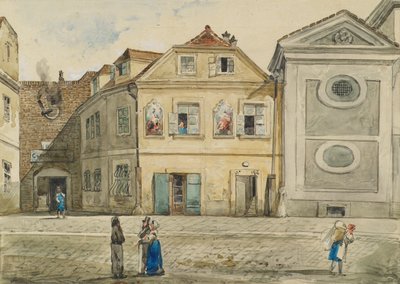 Het scherprechters huis in Wenen door Emil Hütter
