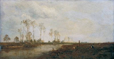 Bij de Thaya bij Lundenburg I door Emil Jakob Schindler