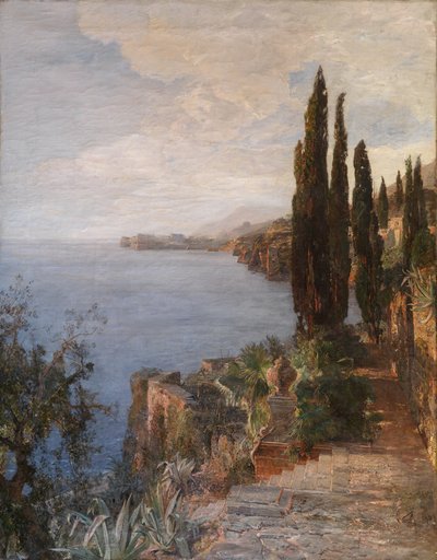 Aan de Dalmatische Kust bij Ragusa door Emil Jakob Schindler