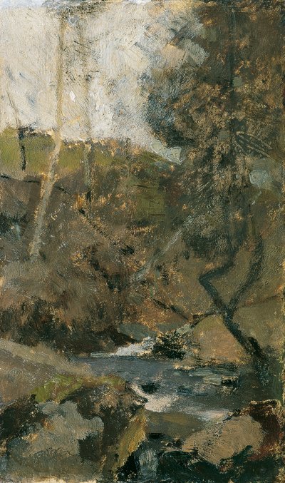 Beek in het Wienerwald door Emil Jakob Schindler