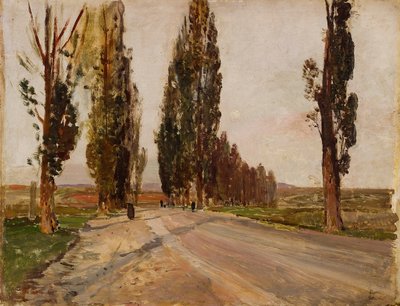 Boulevard van Populieren bij Plankenberg, ca. 1890 door Emil Jakob Schindler