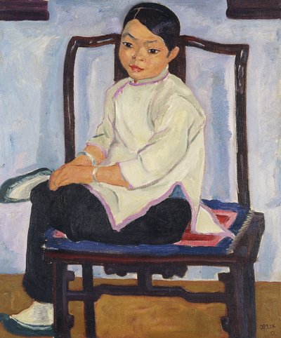 Chinees Meisje, 1912 door Emil Orlik
