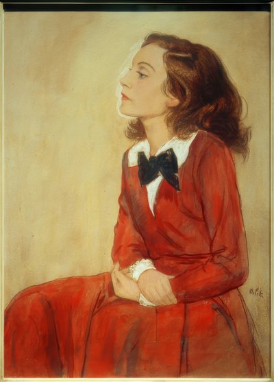 Elisabeth Bergner, Portret door Emil Orlik