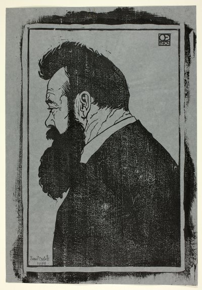 F. Hodler door Emil Orlik