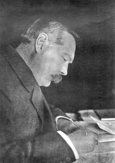 Sir Arthur Conan Doyle, Schotse auteur, 1912 door Emil Otto Hoppe