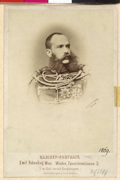 Keizer van Oostenrijk Franz Joseph I door Emil Rabending