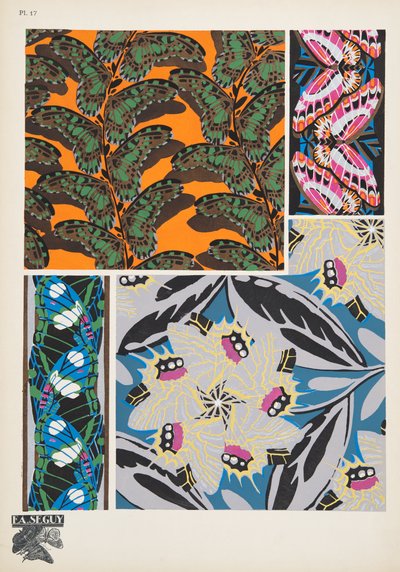 Plaat 17, uit Papillons, uitgegeven 1925 door Émile Allain Séguy
