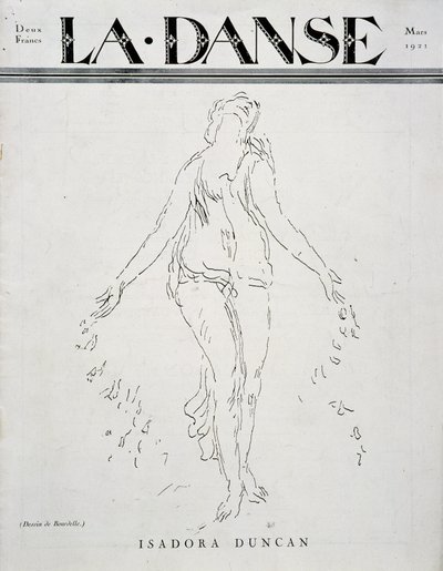 Isadora Duncan (Amerikaanse danseres van Ierse afkomst) door Emile Antoine Bourdelle