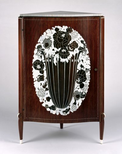 Hoekkast, ca. 1923 door Émile Jacques Ruhlmann