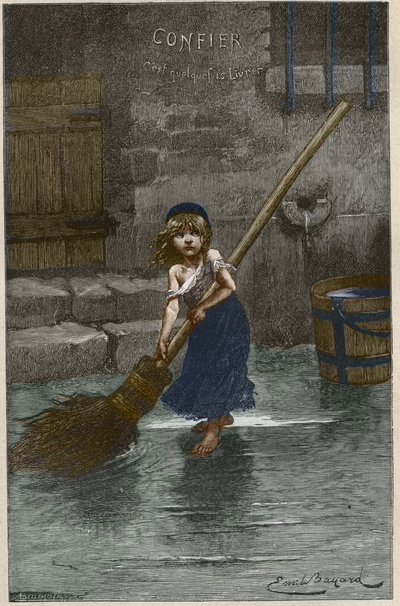 Cosette, illustratie uit 