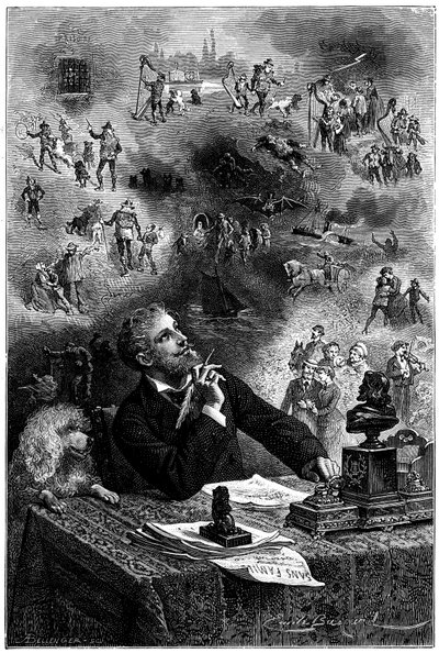 Frontispice door Emile Bayard voor de Hetzel 1880 editie van Hector Malot