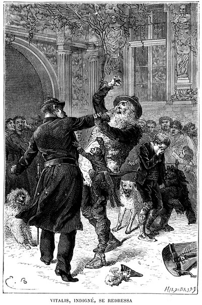 Illustratie van Emile Bayard voor Hector Malot