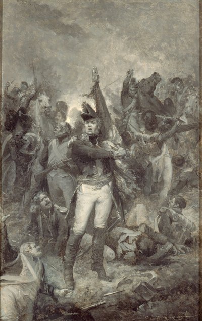 Portret van Pierre Cambronne door Emile Antoine Bayard