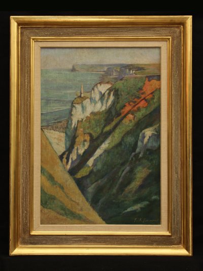 Kustscène, c.1925 door Emile Bernard