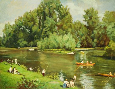 Rand van de Marne door Emile Bernard